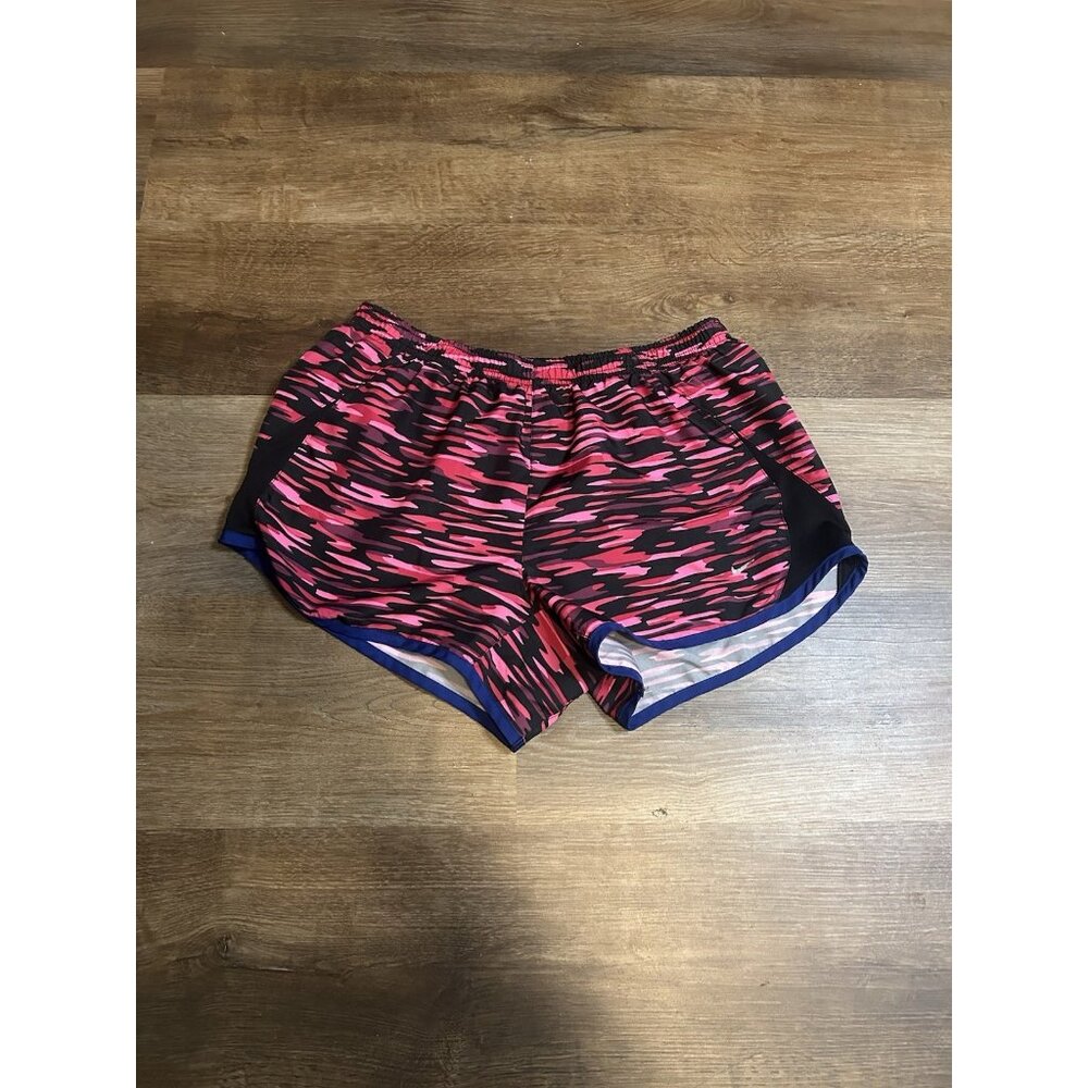 Women’s Nike Pink Pattern Running Shorts (Medium)